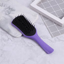 Anti-static Comb Hollow-out Massage Hair Brush Hairdressing Tool (Blue) Newly