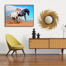 Painting By Numbers Kit DIY Fine Horse Hand Painted Canvas Oil Art Picture Craft