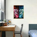 5D Diamond Painting Kit DIY Starry Wolves Full Round Drill Mosaic Wall Picture