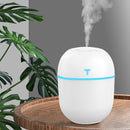 Ultrasonic Silent Air Humidifier Car Aroma Essential Oil Diffuser (White)