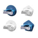 5pcs Adhesive Mop Holder Wall Mounted Anti-Slip White