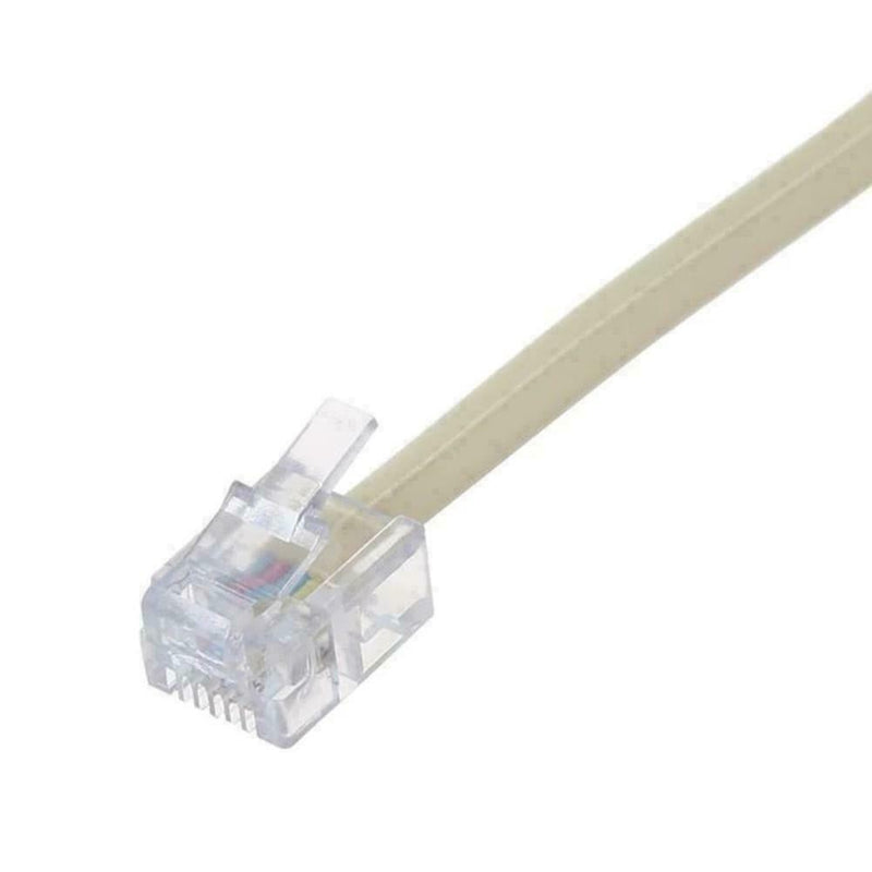Telephone Splitter, RJ11 6P4C 1 Male to 2 Female Adapter,2 Way G9V0 RJ11 H7I8