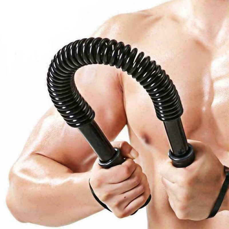 Flexible power Twister Stretch Chest Spring steel Bendy Bar 54cm I1P4 20kg K3Q0