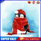 Red Scarf Penguin Oil Painting By Numbers Kit DIY Picture On Canvas Artwork
