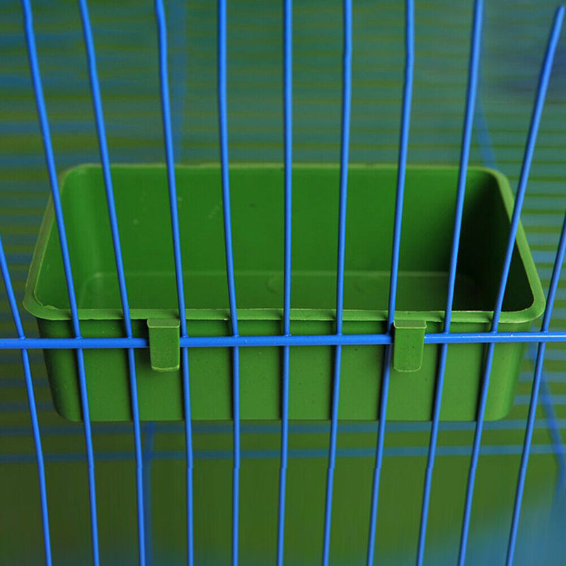 Plastic Parrot Shower Bathtub Bird Food Bowl Stand Shower Box Pet Supplies