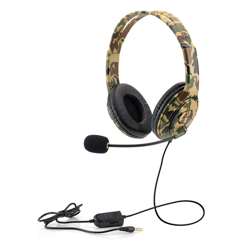 Game Headphones Gaming Headsets Stereo Over-Head Earphone PC Wired Headset Newly