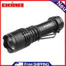 Mini LED Flashlight 3 Mode Pocket Torch Retractable for Camp Outdoor Emergency