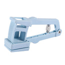 Garlic Press Ginger Cutter Manual Kitchen Grater Masher Grinder (Blue)