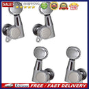 4pcs Chrome Metal Lock String Tuning Pegs String Tuners for Ukulele Guitar