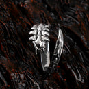 Coiled Bone Jewelry Accessories Open Rings Hip Hop Centipede Ring Punk Style
