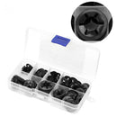 260Pcs/Box Star Nut Metal Starlock Push-on Locking Washer Fastener Kit M3-M12