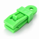 10pcs Outdoor Large Canopy Wind Rope Clamps Windproof Tent Clips (Green) Newly