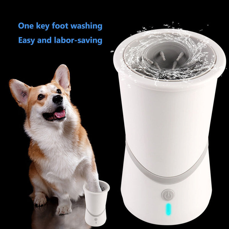 Pet Paw Cleaning Cup Automatic Cat Dog Silicone Foot Washing Brush Feet Washer