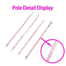 4pcs/set Pimple Blemish Comedone Acne Extractor Remover Needles Beauty Tool