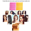 Snail Shape Hair Rollers with Stick Bendy Hair Roller DIY Hair Styling Accessory