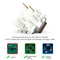 50pcs 3 Pin Silent RGB LED Tactile Switch for Mechanical Keyboard (Coffee)