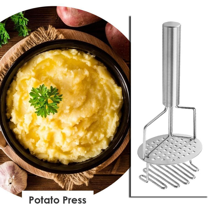 Stainless Steel Potato Pressure Mud Machine Potatoes Masher Kitchen Tools