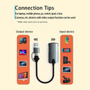 USB-C Converter USB A Type-C Streaming USB HD Video Capture Card for Live