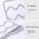 Creative Wardrobe Cabinet Partition Desktop Divider Storage Shelf (Grey)