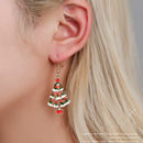 Jewelry Jewellery Charm Christmas Tree Earrings Eardrop Earring Maw Ear Stud