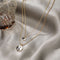 Women Girls Jewelry Tai Chi Round Love Choker Pendant Clavicle Chain Necklace