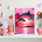 Oil Paint by Numbers Dolphins DIY Picture Drawing Artwork Wall Craft Gifts Kit