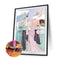 5D DIY Part Special Shaped Drill Diamond Painting Lady Kit Drawing (Y091)