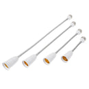 5x E27-E27 Lamp Flexible Extension Adapter Converter Elongation Base(19.5cm