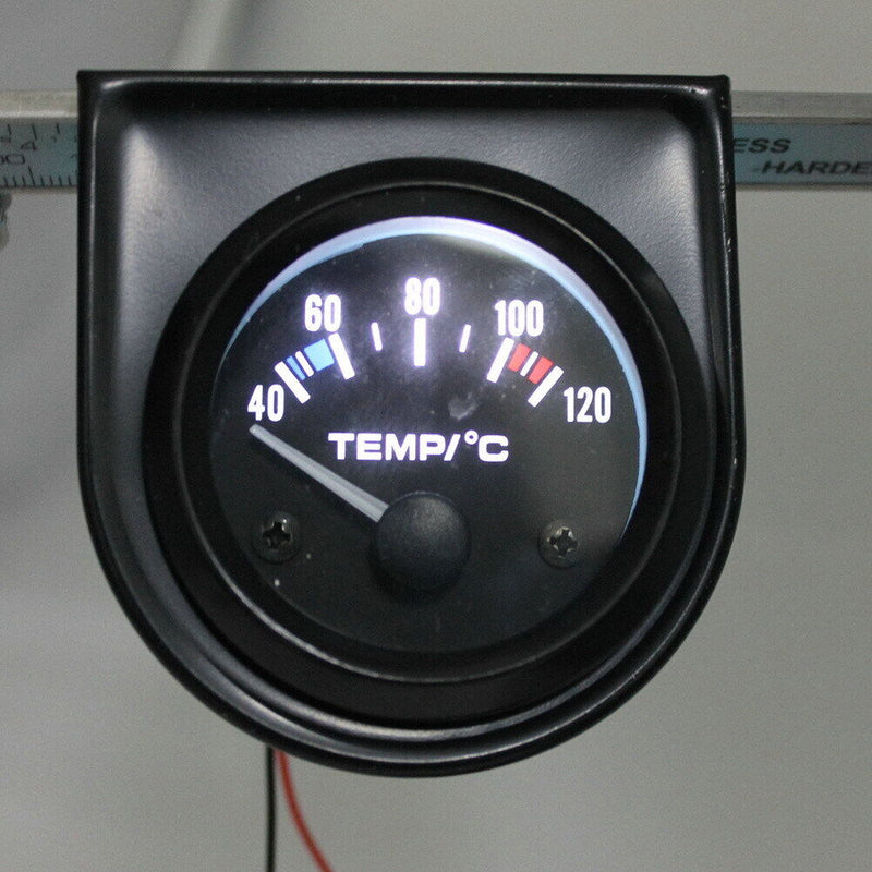 52mm 12V Car Gauge Vehicle Water Temperature Celsius Meter with Sensor Newly
