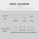 S3-8152-C 10/100Mbps Type-C to RJ45 Aluminum Alloy Adapter for Notebook Tablet