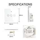 Electric Motorized Curtain Blind Roller Shutter WiFi Smart Curtain Switch