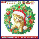 Embroidery Mosaic 5D Diamond Painting Wreath DIY Flower Garland Wall Room Dec