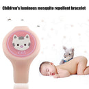 Silicone Mosquito Repellent Bracelet Kid Cartoon Wristband Watch (Cat)