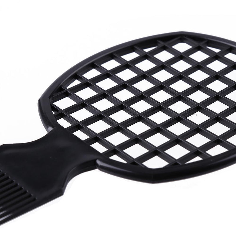 Double End Hair Twist Comb Pro Curly Afro Dirty Braid Twisted Tool (Black)