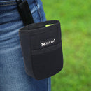 Portable Training Dog Snack Bags Oxford Outdoor Feed Storage Pouch (Black) Newly