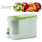 Plastic Cold Kettle with Faucet Large Capacity Beverage Container (Green) Newly
