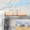 2Pcs Hooks Punch-free Curtain Rod Clip Hook Shower Curtain Rod Hanging Holder`