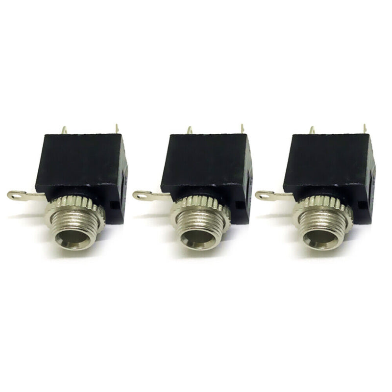 10Pcs 3.5mm Female Connector 3 Pin Headphone Jack Socket Mono Channel PJ-301M