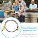 Outdoor Camping Hiking Gas Stove Refill Adapter for Flat Cylinder Tank (A) Newly