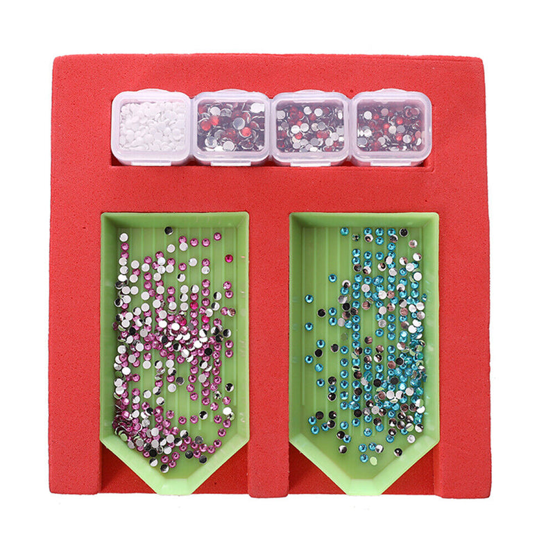Beading Storage Tray DIY Craft Diamond Painting Accessories Box for Xmas Gift