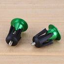 One Pair Bike Bicycle Aluminum Handlebar Grips Handle Bar Cap green Newly
