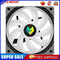 COOLMOON CPU Cooler 3 Pin ARGB FDB Bearing PWM PC Quiet Cooling Fan (Black)