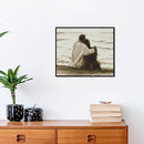 Full Cross Stitch Art Paint 14CT Stamped Sea Lover Embroidery Wall Ornament Kit