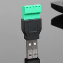 USB2.0 Type-A Male to 5pin Screw Terminal Apdater Connector