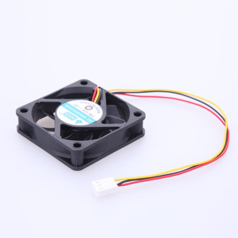 10pcs 12V DC 6cm PC Cooling Portable Fan Ball Bearing 3 Pin Connector P4