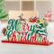 Xmas Desktop Decorations Christmas Table Decor Wooden Ornaments Desk Wood Craft