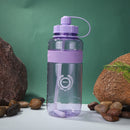 Portable Women Summer Gym Water Bottle Straw Large Capacity (Purple 2000ml)