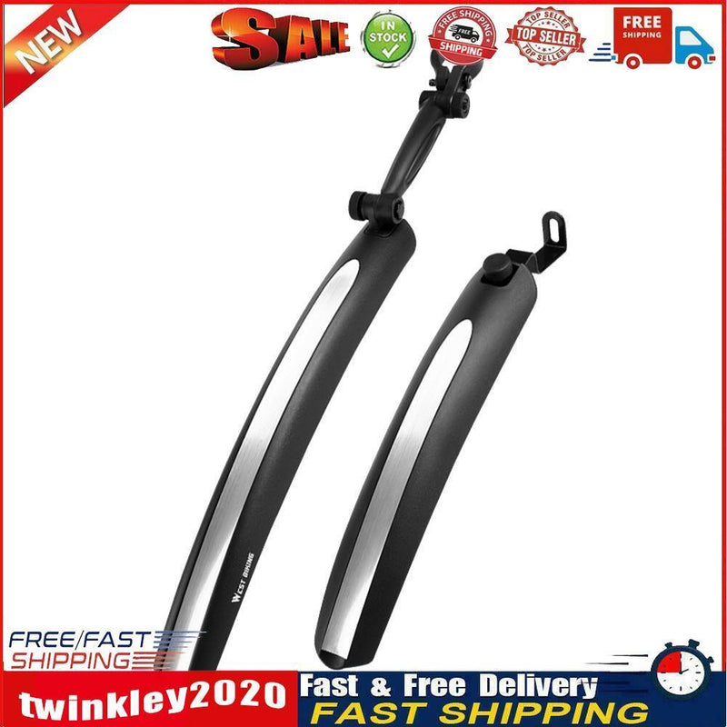 2pcs WEST BIKING Road Bike Mudguard Wings Set Front Rear Wheel Fenders Newly