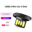 Car USB2.0 Mini Flash Disk Pendrive Auto SUV Waterproof USB Drives (64GB)
