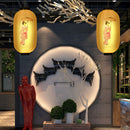 10 inch Customized Chinse Style Character Painted Lantern for Hanging (E) Newly